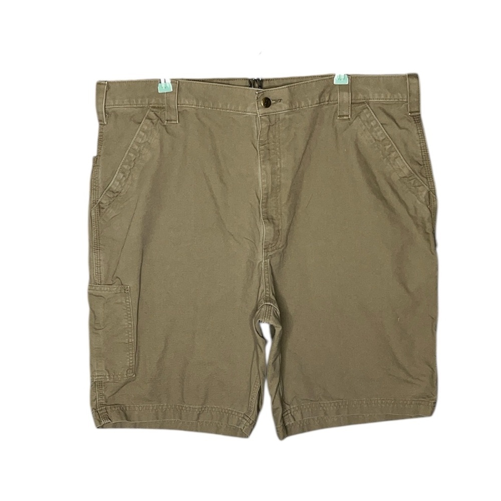 Carhartt Relaxed Fit Mens Cargo Shorts Size 42‎ Tan Outdoor Workwear